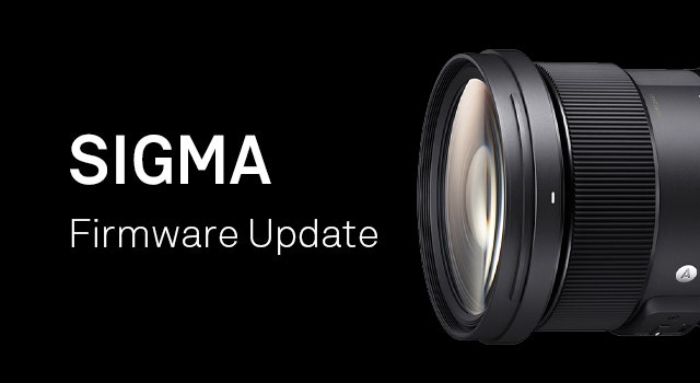 Firmware update for SIGMA Global Vision lenses in Sony E-mount